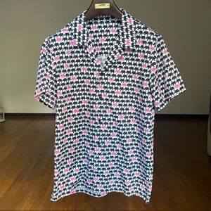 Me Turk and 2xist collab elephant print shirt